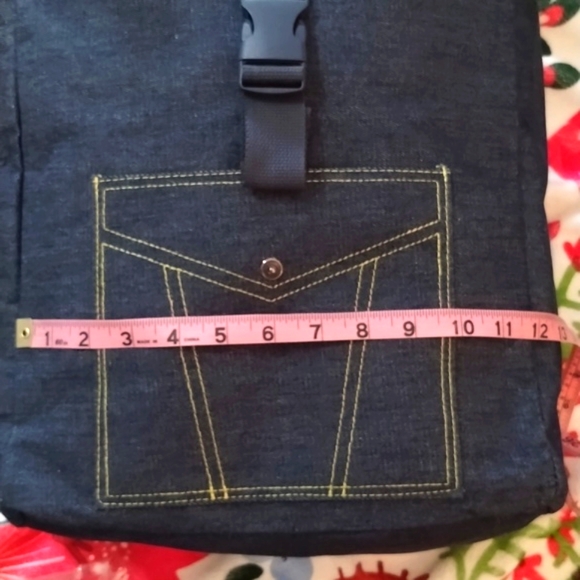 JEAN PAUL GAULTIER Denim Weekender Backpack NWT - Picture 9 of 10